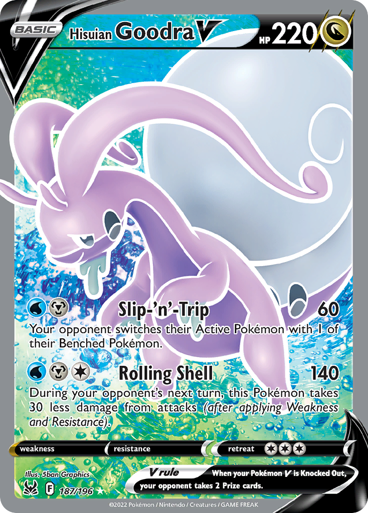 Hisuian Goodra V - 187/196 - Lost Origin