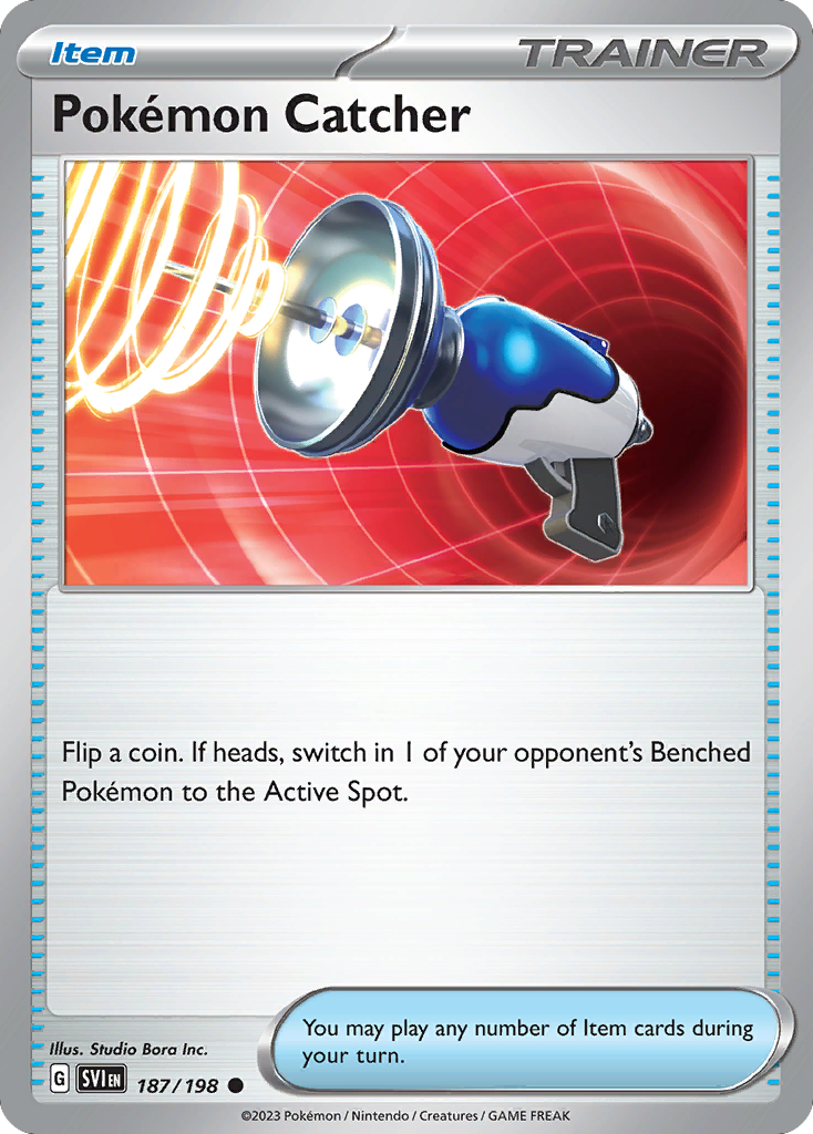 Pokémon Catcher - 187/198 - Scarlet & Violet