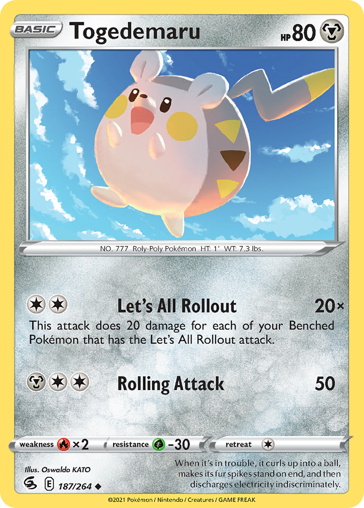 Togedemaru - 187/264 - Fusion Strike