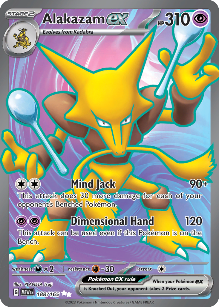 Alakazam ex - 188/165 - 151