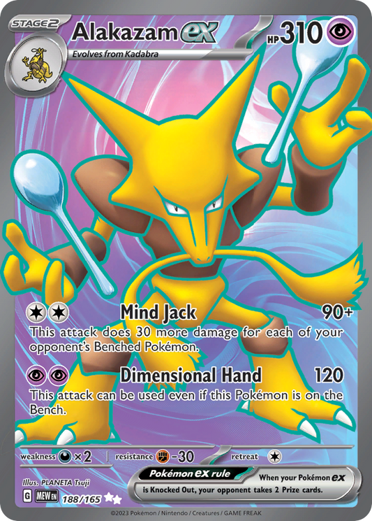 Alakazam ex - 188/165 - 151