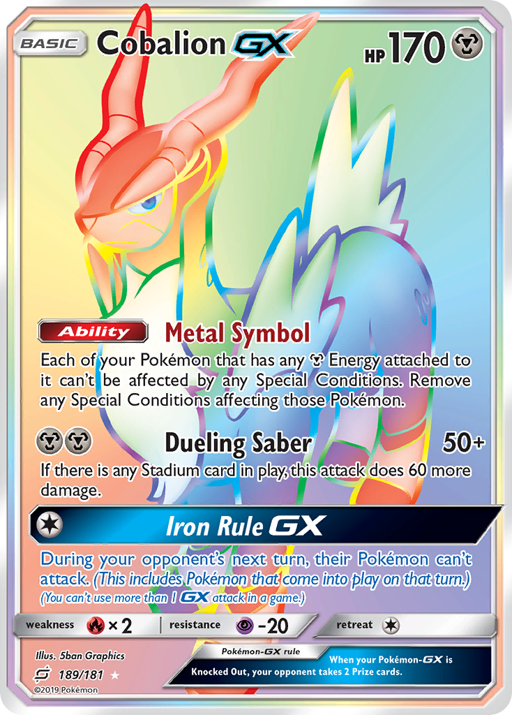 Cobalion-GX - 189/181 - Team Up