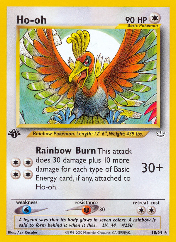 Ho-oh - 18/64 - Neo Revelation