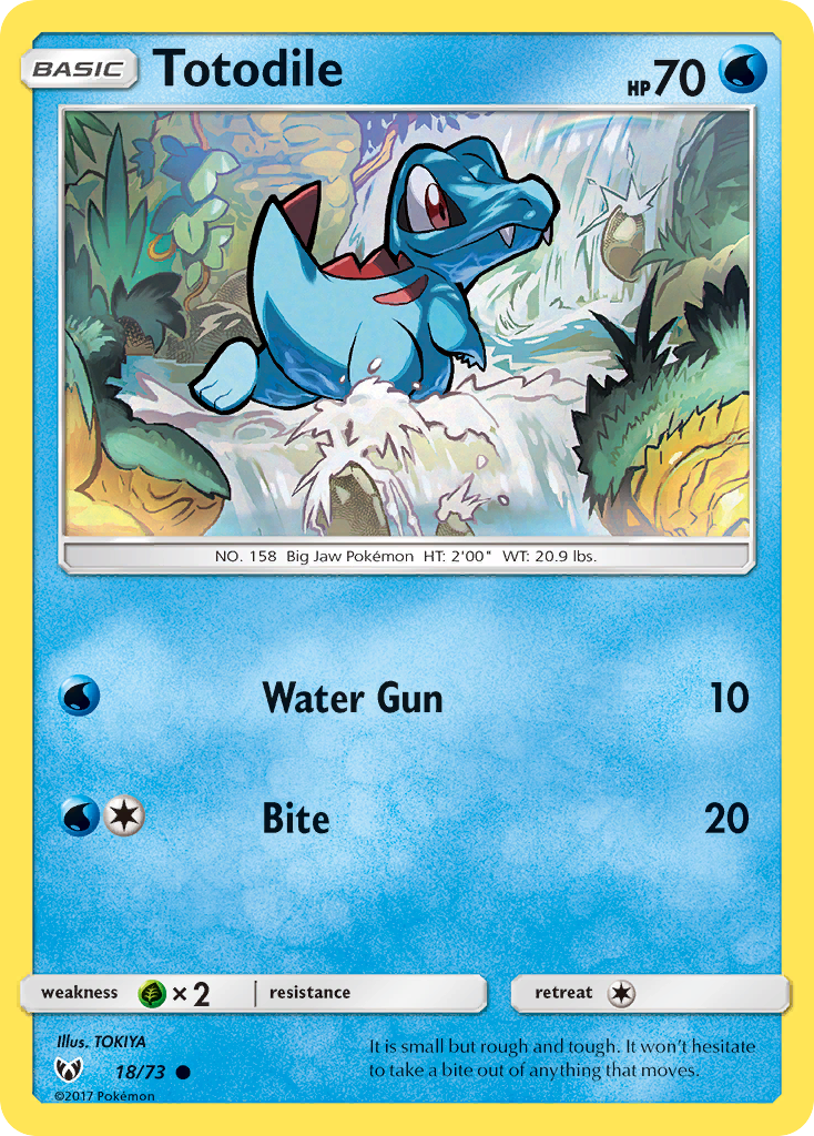 Totodile - 18/73 - Shining Legends