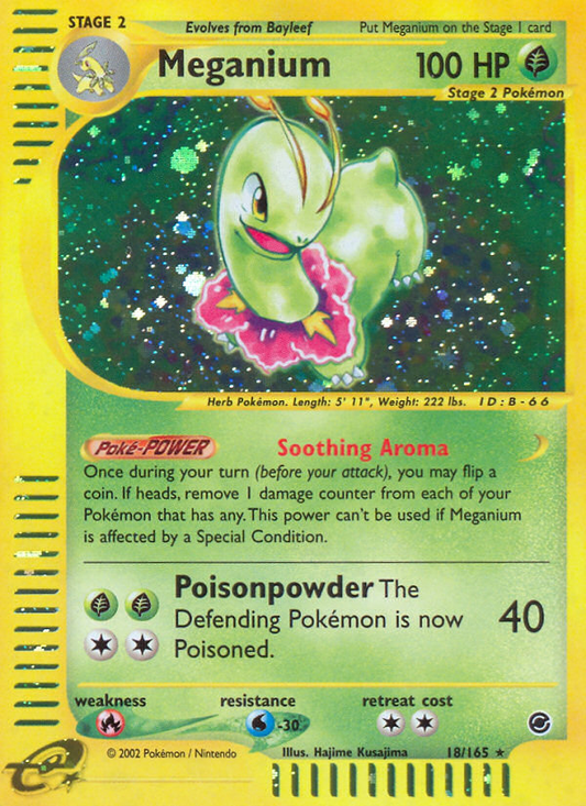 Meganium - 018/165 - Expedition Base Set