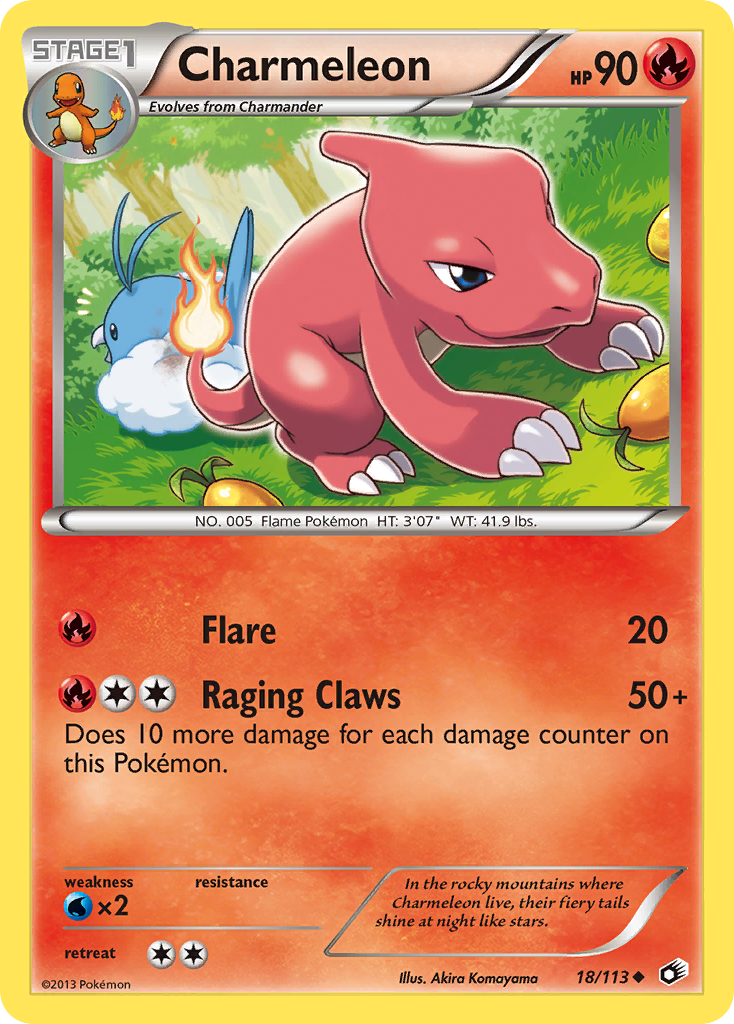 Charmeleon - 018/113 - Legendary Treasures