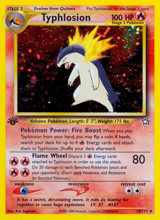 Typhlosion - 018/111 - Neo Genesis