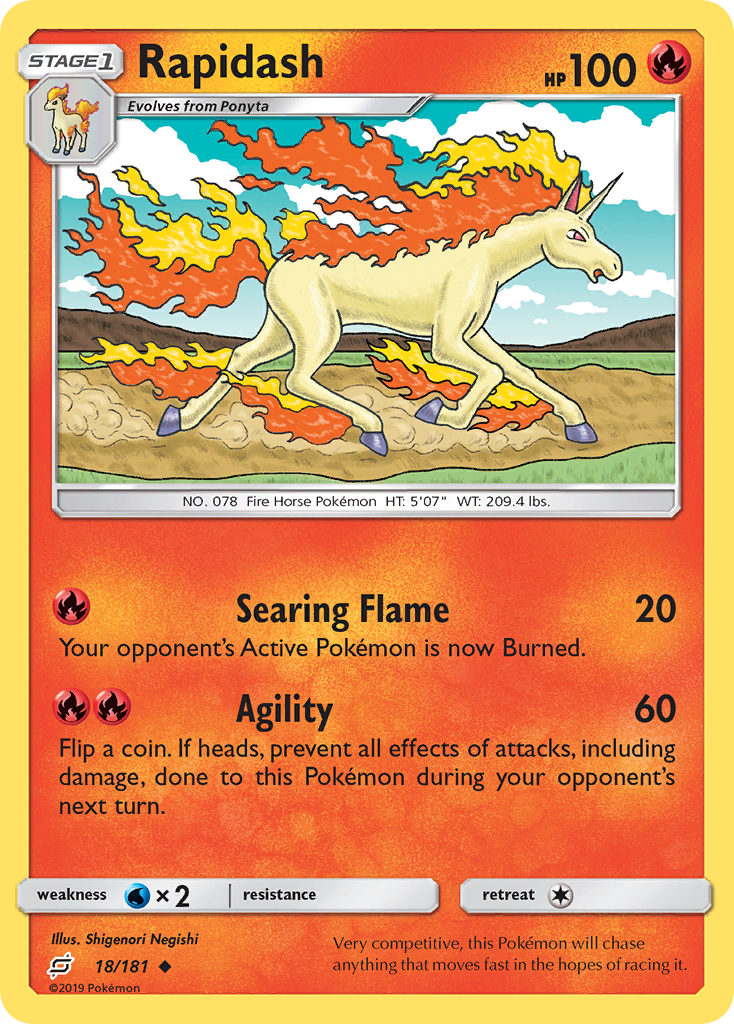 Rapidash - 018/181 - Team Up