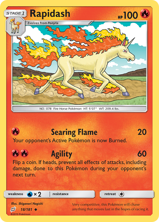 Rapidash - 018/181 - Team Up