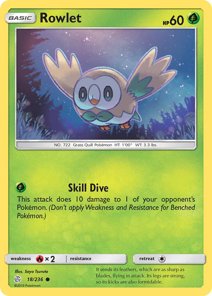 Rowlet - 018/236 - Cosmic Eclipse