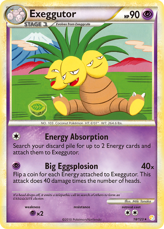 Exeggutor - 018/123 - HeartGold & SoulSilver