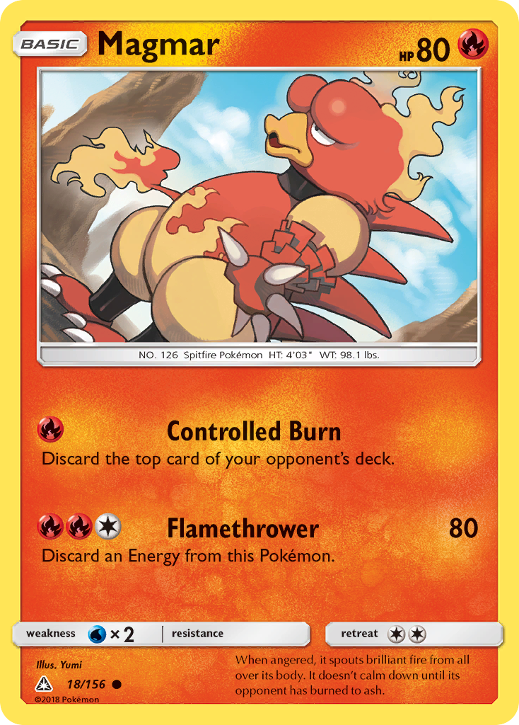 Magmar - 018/156 - Ultra Prism