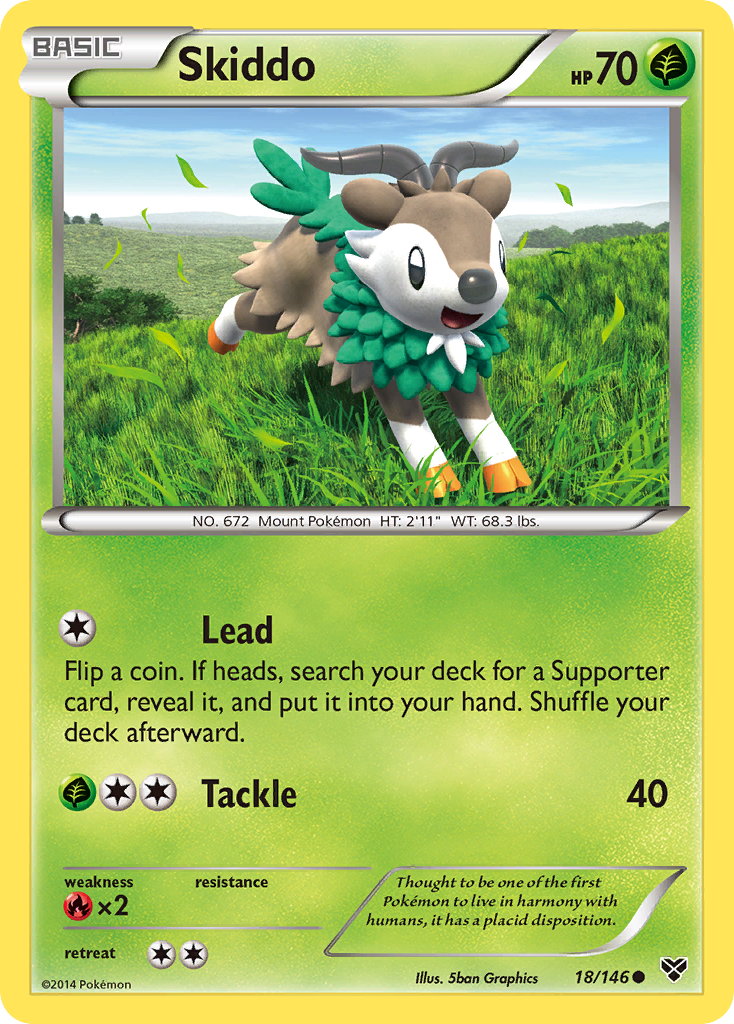 Skiddo - 018/146 - XY