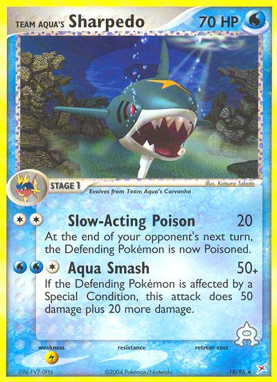 Team Aqua's Sharpedo - 18/95 - Team Magma vs Team Aqua