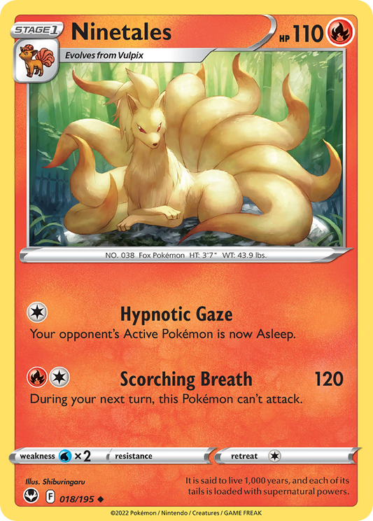 Ninetales - 018/195 - Silver Tempest