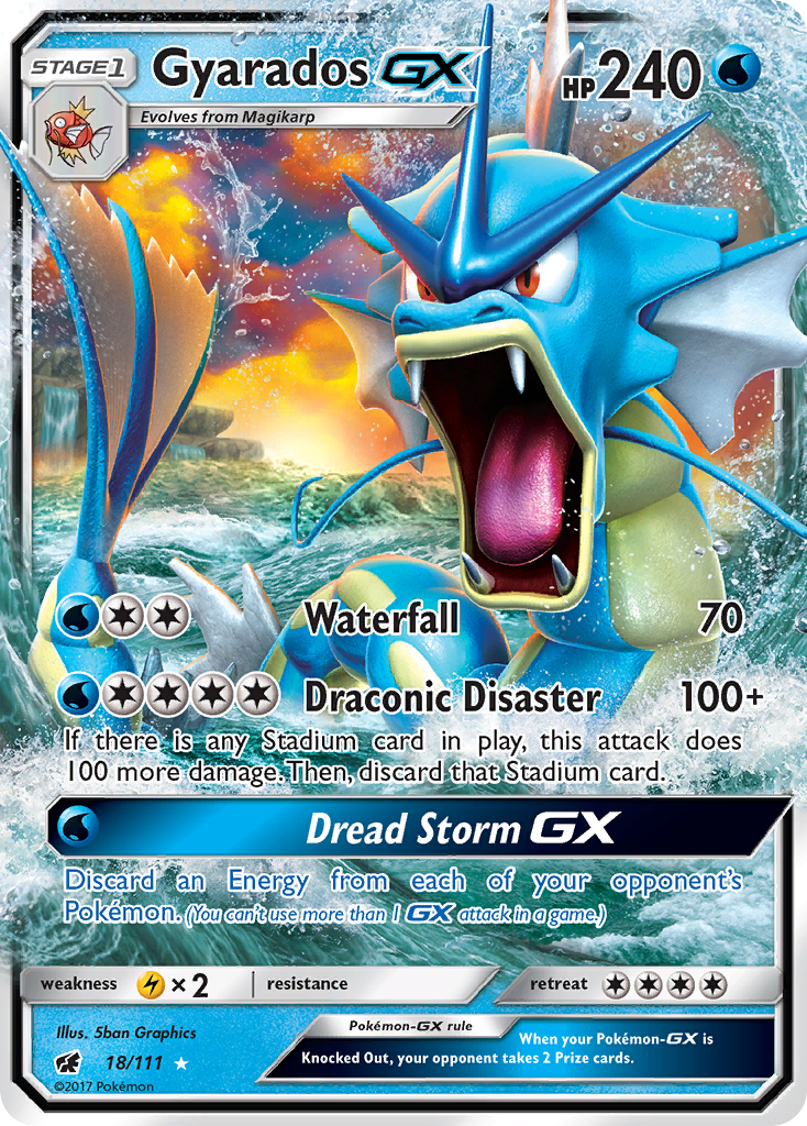 Gyarados-GX - 018/111 - Crimson Invasion