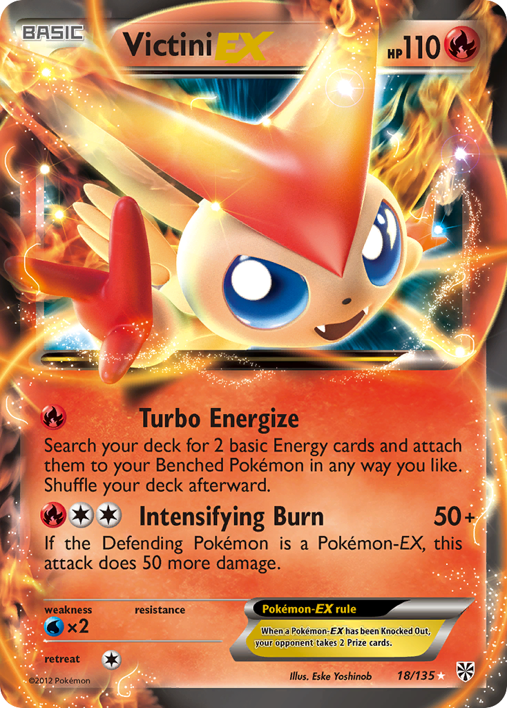 Victini-EX - 018/135 - Plasma Storm