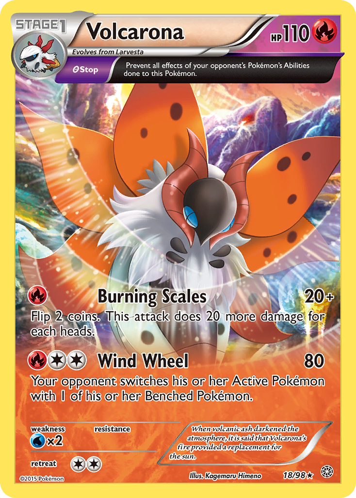 Volcarona - 18/98 - Ancient Origins