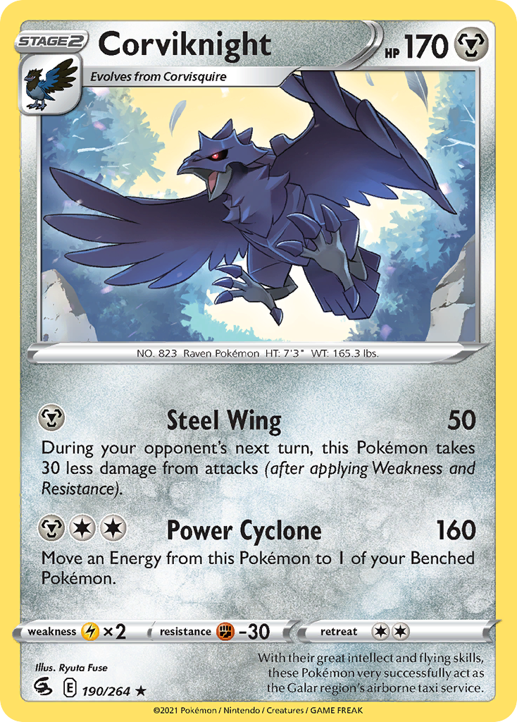 Corviknight - 190/264 - Fusion Strike