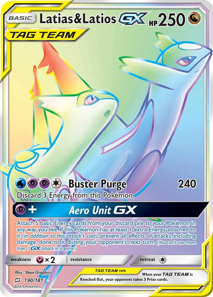 Latias & Latios-GX - 190/181 - Team Up