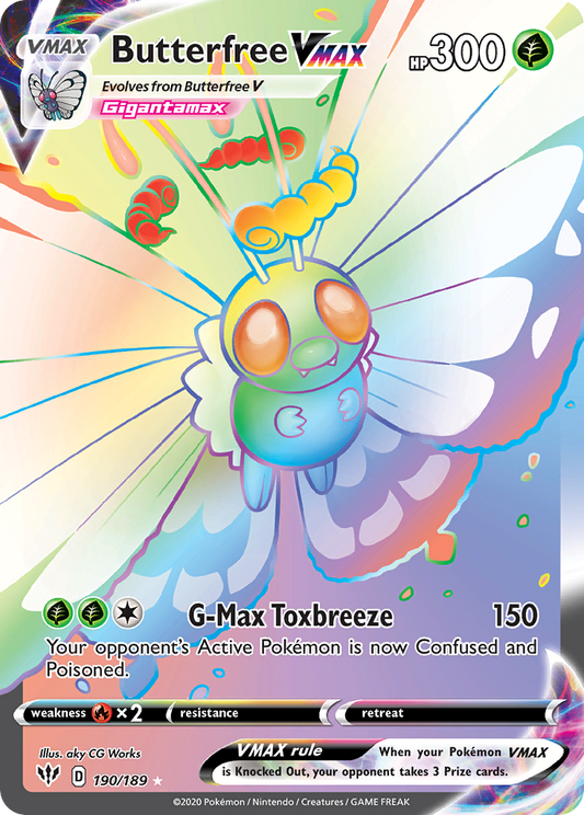 Butterfree VMAX - 190/189 - Darkness Ablaze