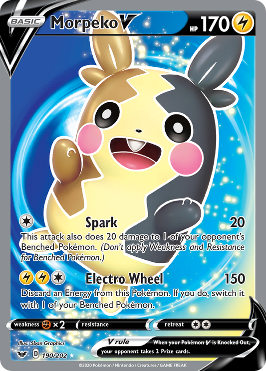 Morpeko V - 190/202 - Sword & Shield