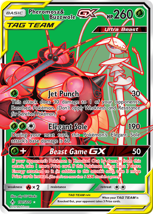 Pheromosa & Buzzwole-GX - 191/214 - Unbroken Bonds