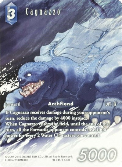 Cagnazzo - PR-045/3-130R - Promo - FF: Promo Cards