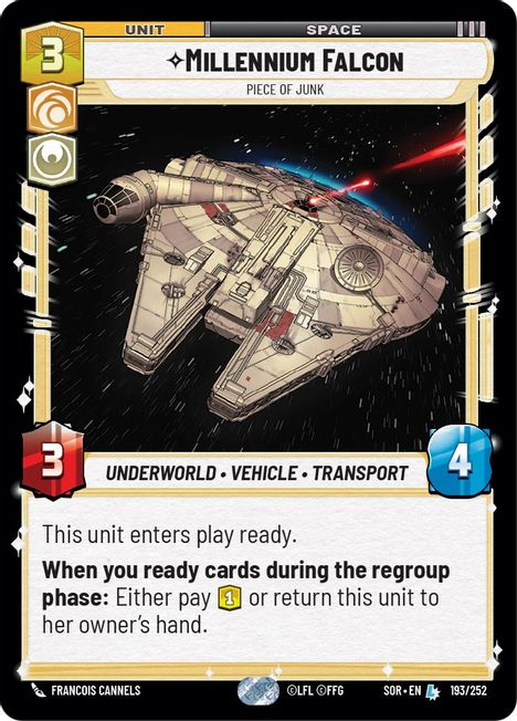 Millennium Falcon - SOR - 193 - Legendary - Normal