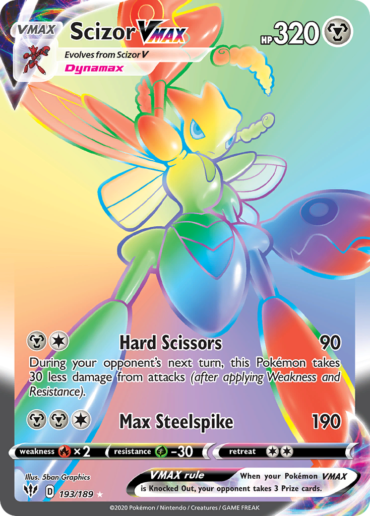 Scizor VMAX - 193/189 - Darkness Ablaze