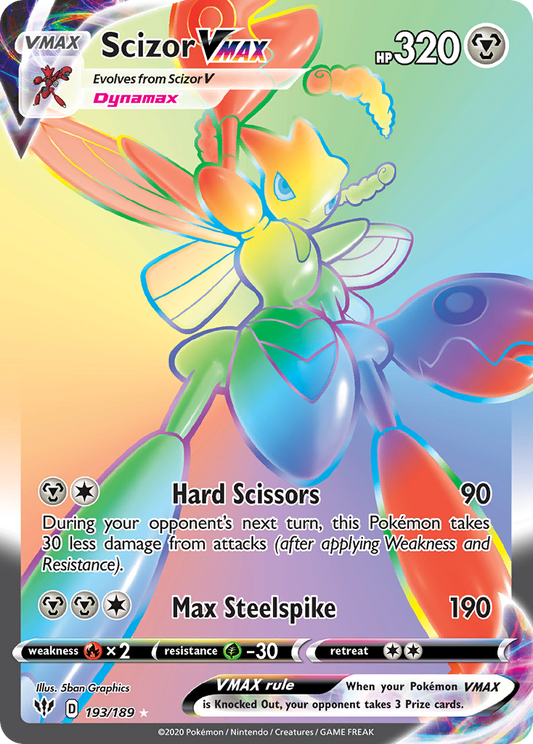 Scizor VMAX - 193/189 - Darkness Ablaze