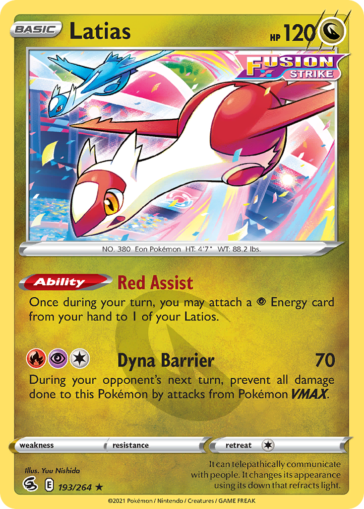 Latias - 193/264 - Fusion Strike