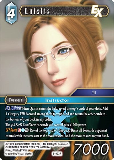 Quistis EX - 9-023R - Rare - Opus IX