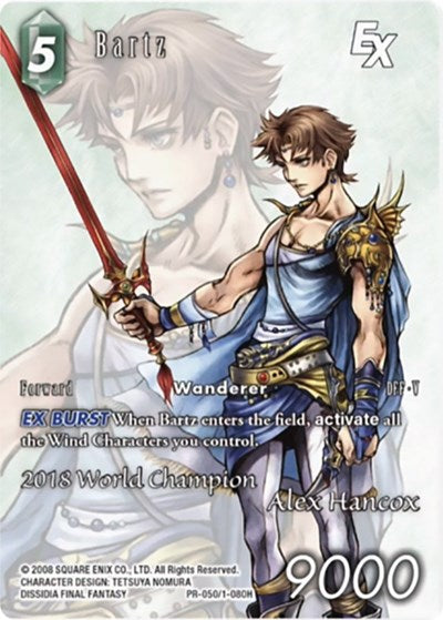 Bartz EX - PR-050/1-080H - Promo (2018 World Champion) - FF: Promo Cards