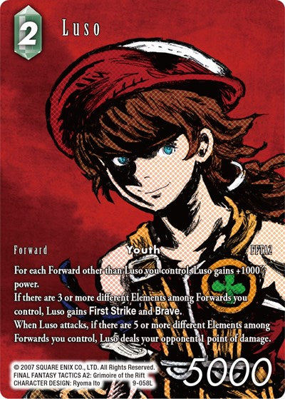 Luso - 9-058L - Legend (Full Art) - Opus IX