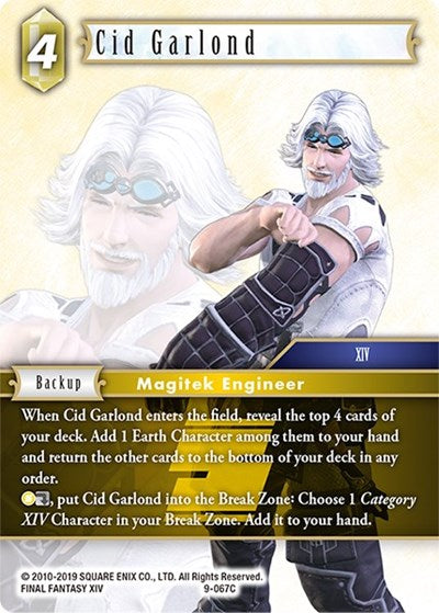 Cid Garlond - 9-067C - Common - Opus IX