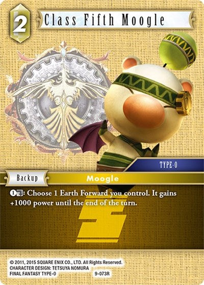 Class Fifth Moogle - 9-073R - Rare - Opus IX