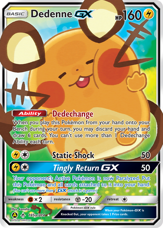 Dedenne-GX - 195a - Unbroken Bonds