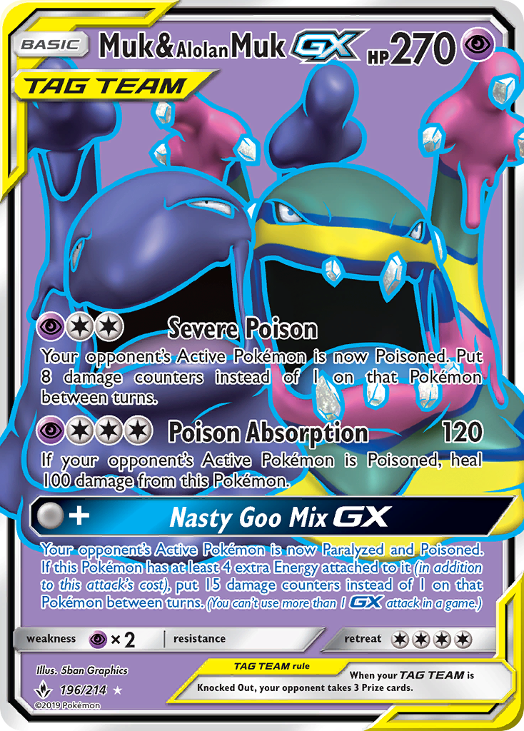 Muk & Alolan Muk-GX - 196/214 - Unbroken Bonds