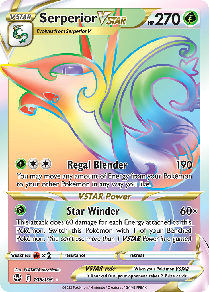 Serperior VSTAR - 196/195 - Silver Tempest