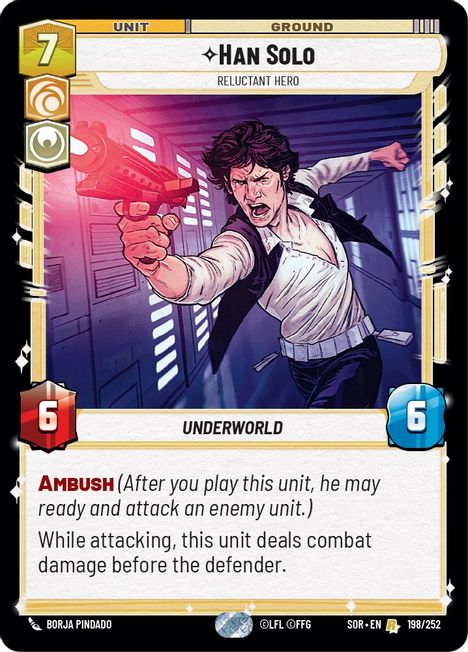 Han Solo - SOR - 198 - Rare - Normal