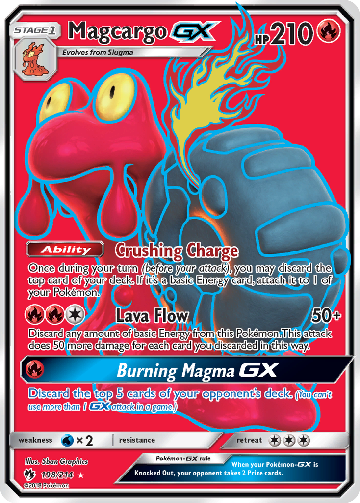 Magcargo-GX - 198/214 - Lost Thunder