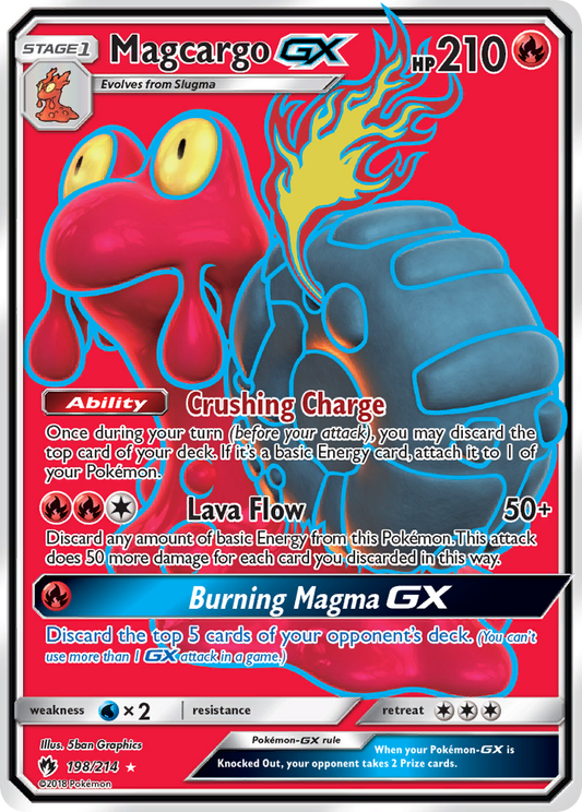 Magcargo-GX - 198/214 - Lost Thunder