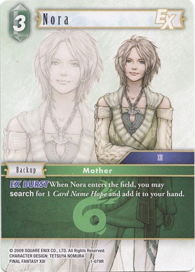 Nora EX - 1-079R - Rare - Deck Exclusive Cards