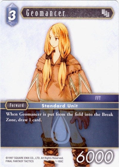 Geomancer (Female Unit) - 1-168C - Common - Deck Exclusive Cards