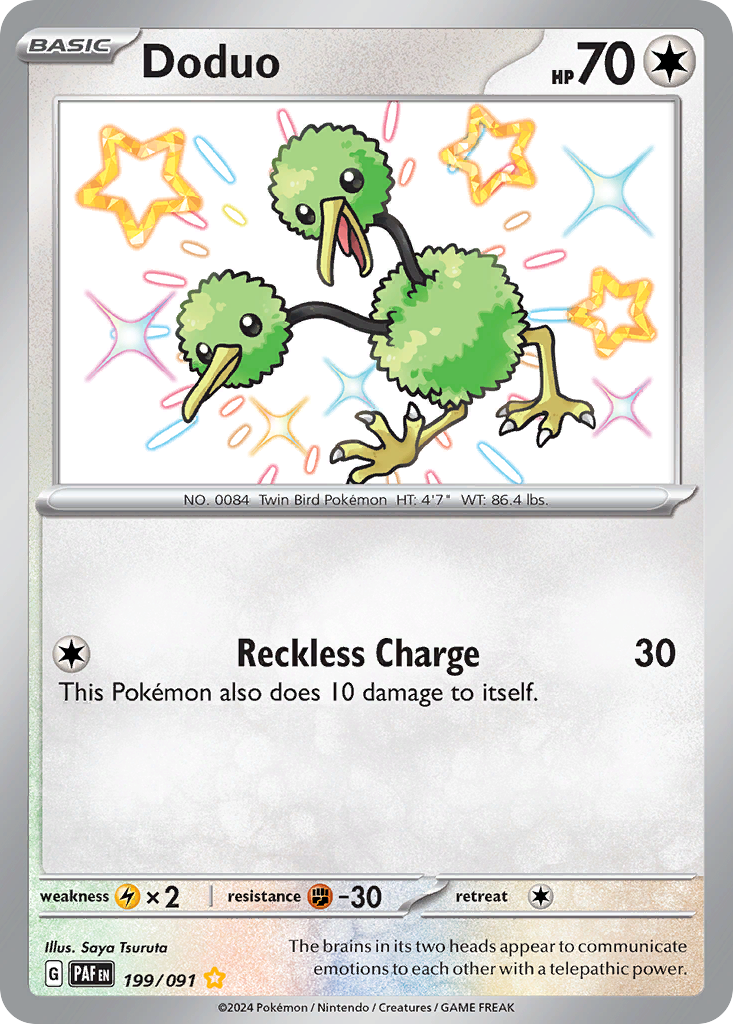 Doduo - 199/91 - Paldean Fates