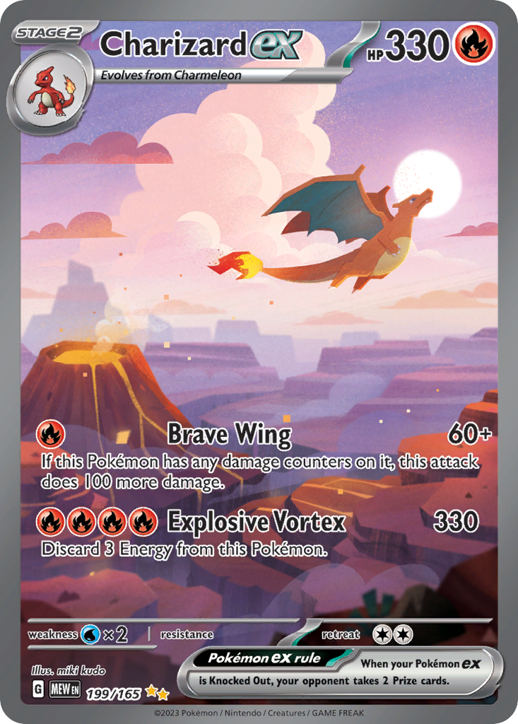 Charizard ex - 199/165 - 151