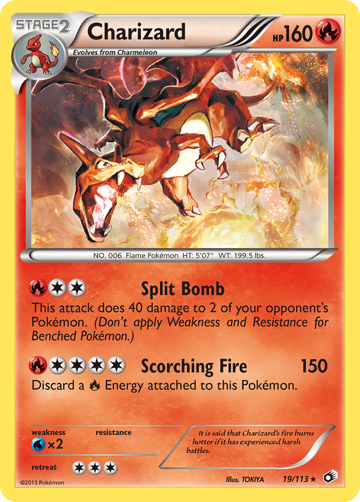 Charizard - 019/113 - Legendary Treasures