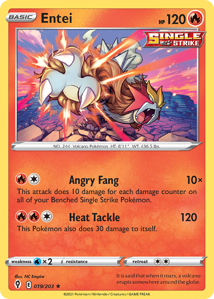 Entei - 019/203 - Evolving Skies