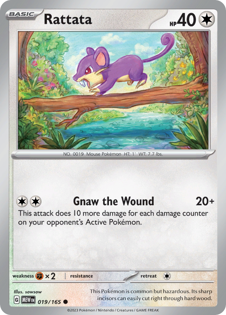 Rattata - 019/165 - 151